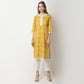 Straight Fit Printed Round Neck Kurta