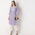Straight Fit Embroidered Below Knee Kurta
