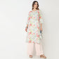 Straight Fit Printed Round Neck Kurta