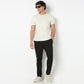 Regualr Solid Mid Rise Pants