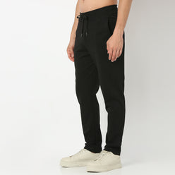 Regualr Solid Mid Rise Pants