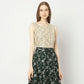 Regular Fit Embroidered Crop Top