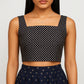 Cotton Printed Crop Top