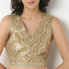 Embellished Polyester Crop Top