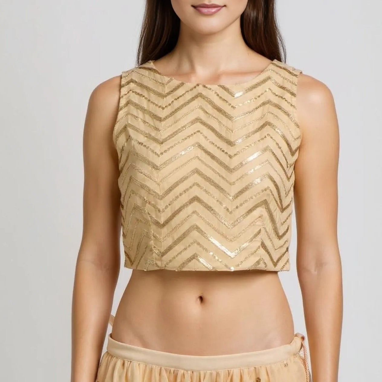 Embellished Crop Top