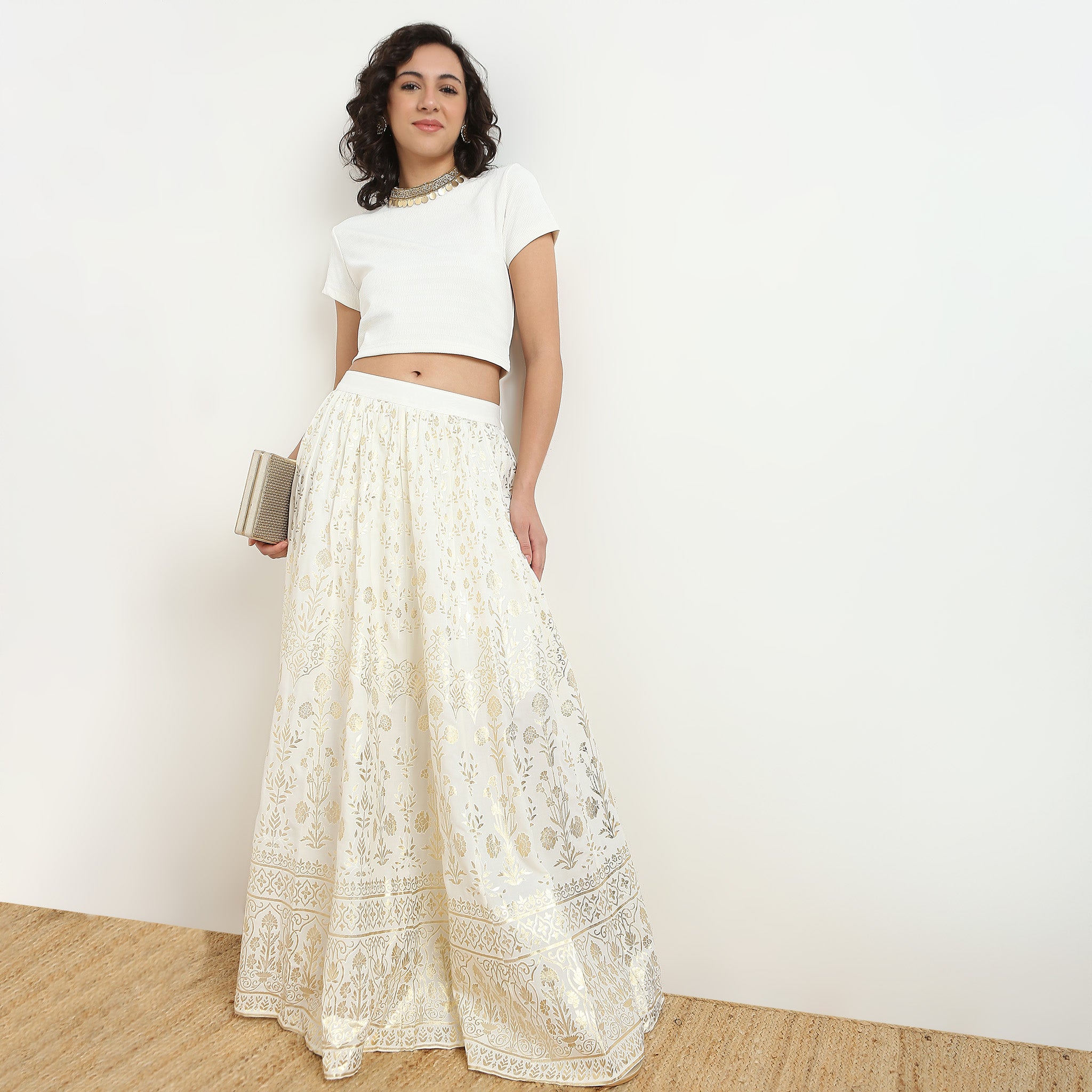 Cotton Fabric Crop Top