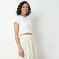 Cotton Fabric Crop Top
