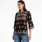 Cotton Printed A-Line Short Kurta