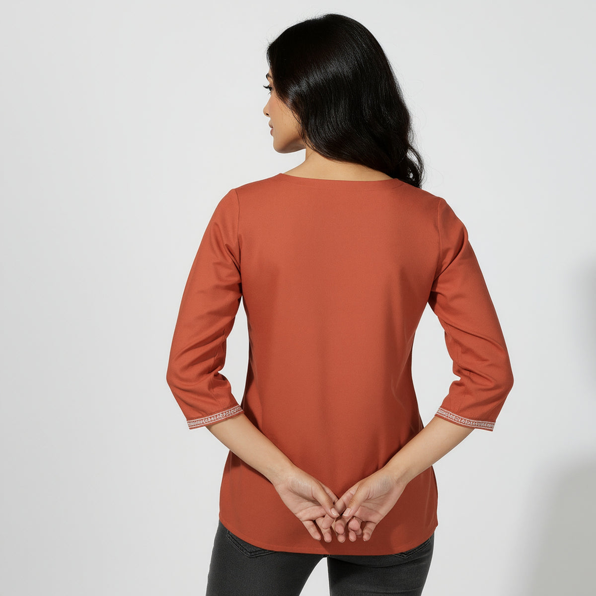 Embroidered Short Kurta