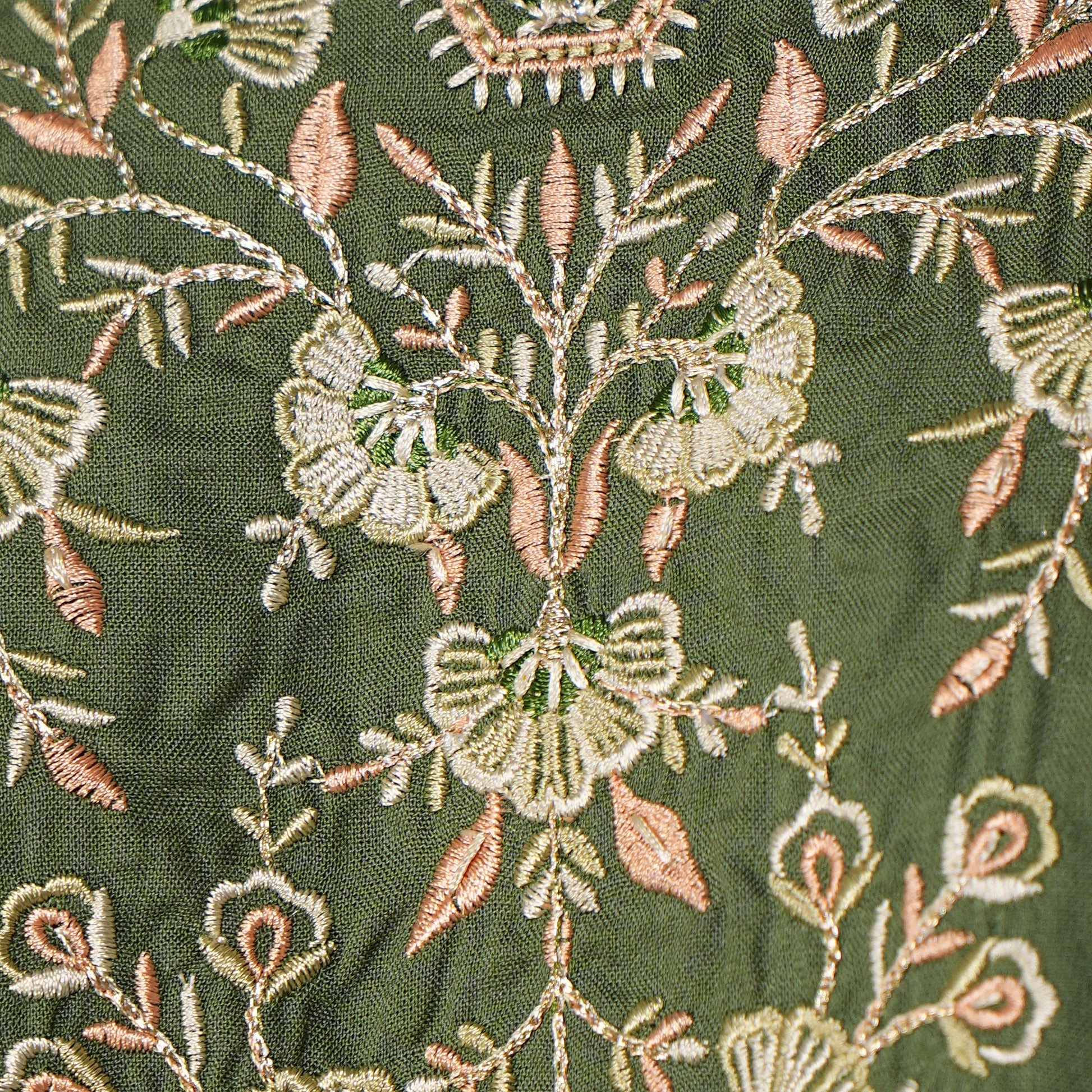 Embroidered V-Neck Short Kurta