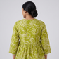 Printed V-Neck Short Kurta