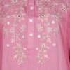 Embroidered Straight Short Kurta