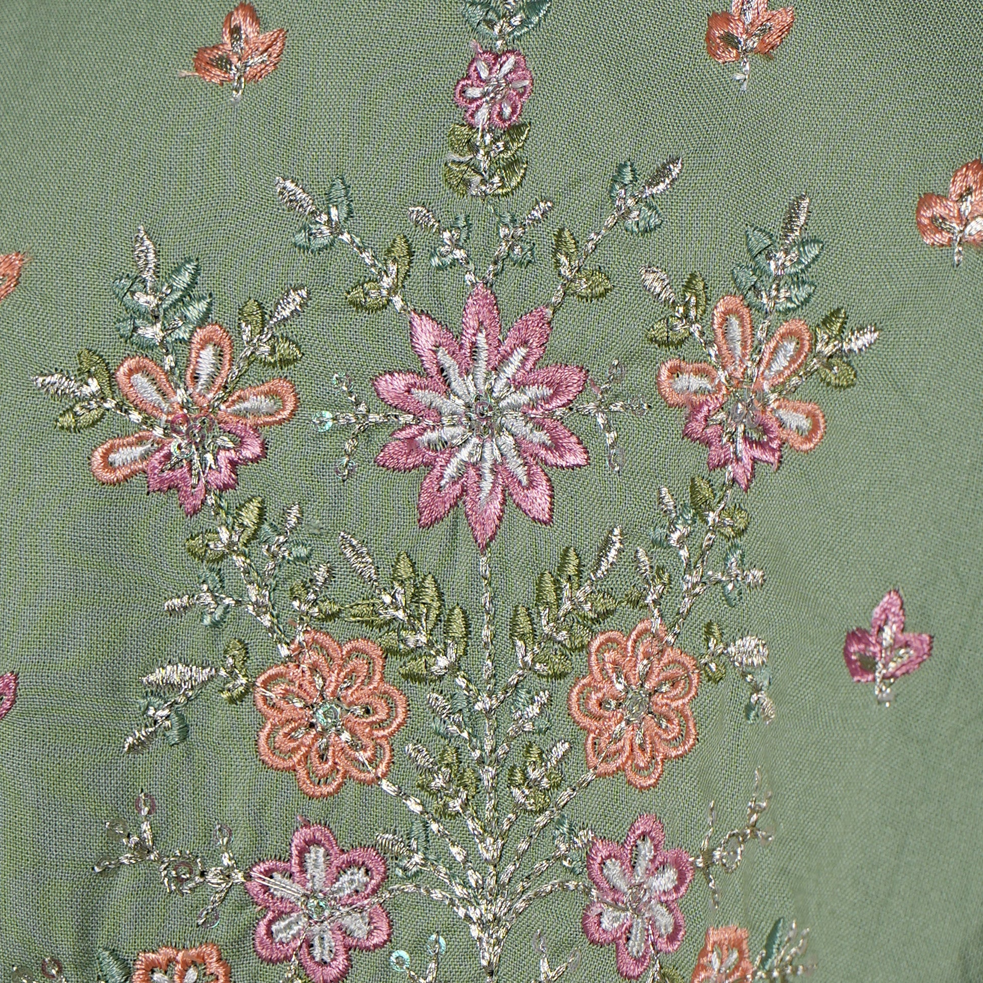 Embroidered Flared Short Kurta