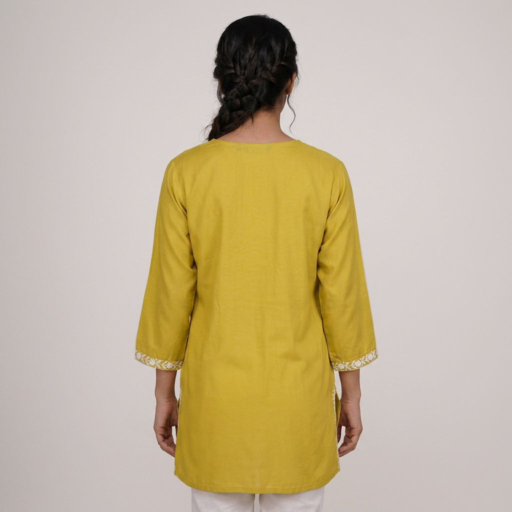 Embroidered Short Kurta