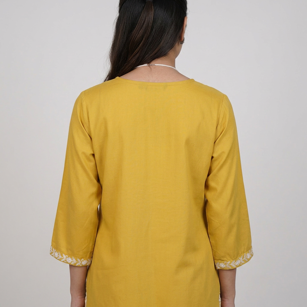 Embroidered Short Kurta