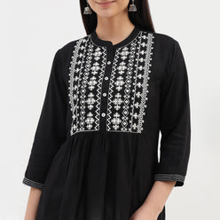 Embroidered Short Kurta