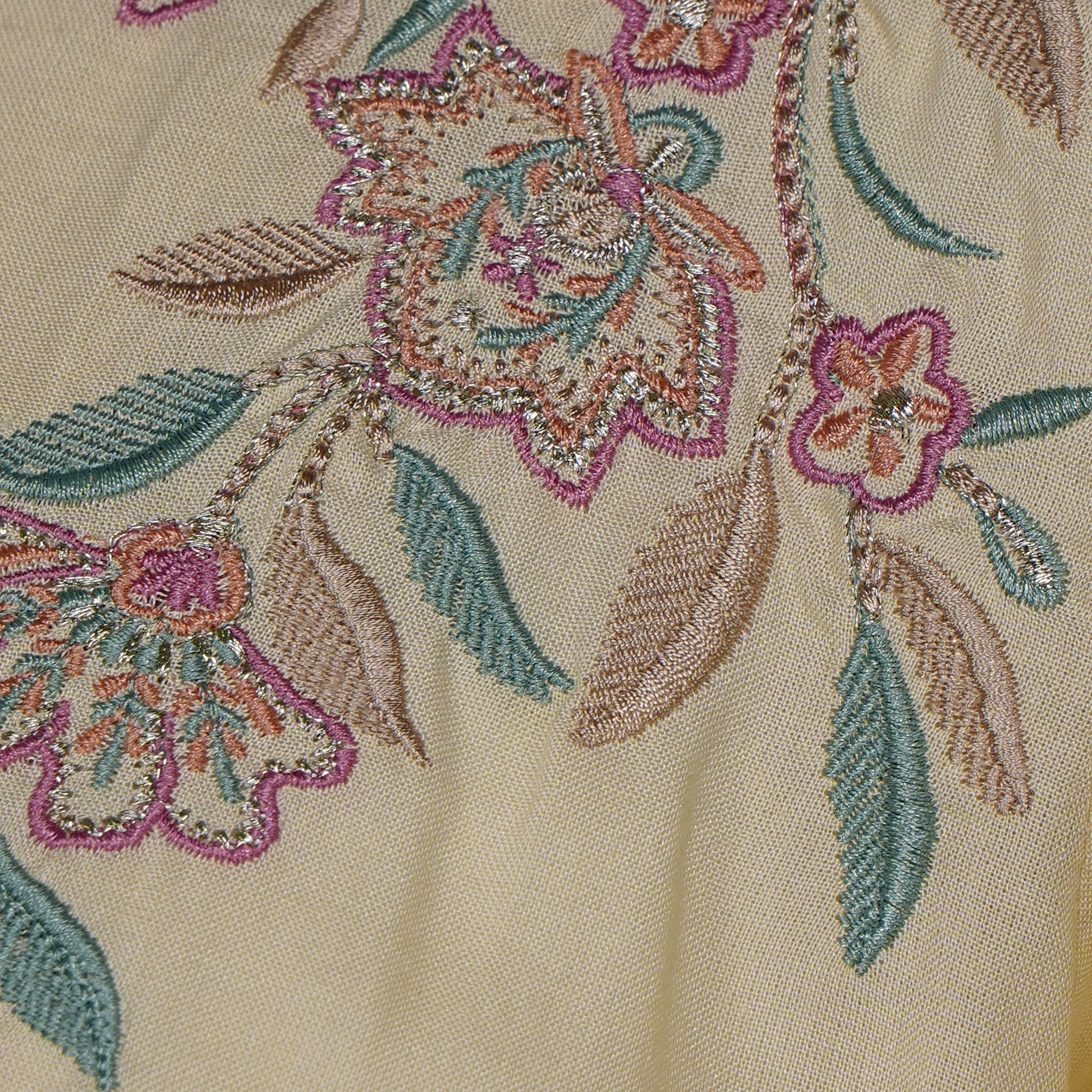 Embroidered Straight Short Kurta