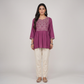 Embroidered Straight Short Kurta