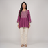 Embroidered Straight Short Kurta