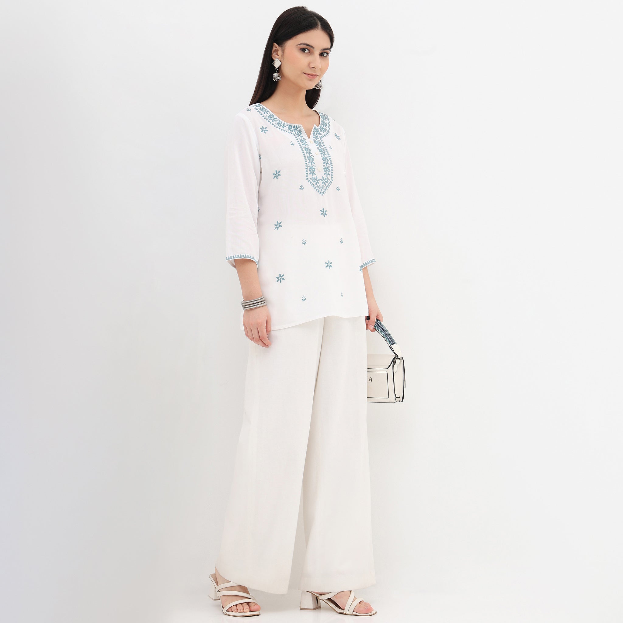 Embroidered Short Kurta