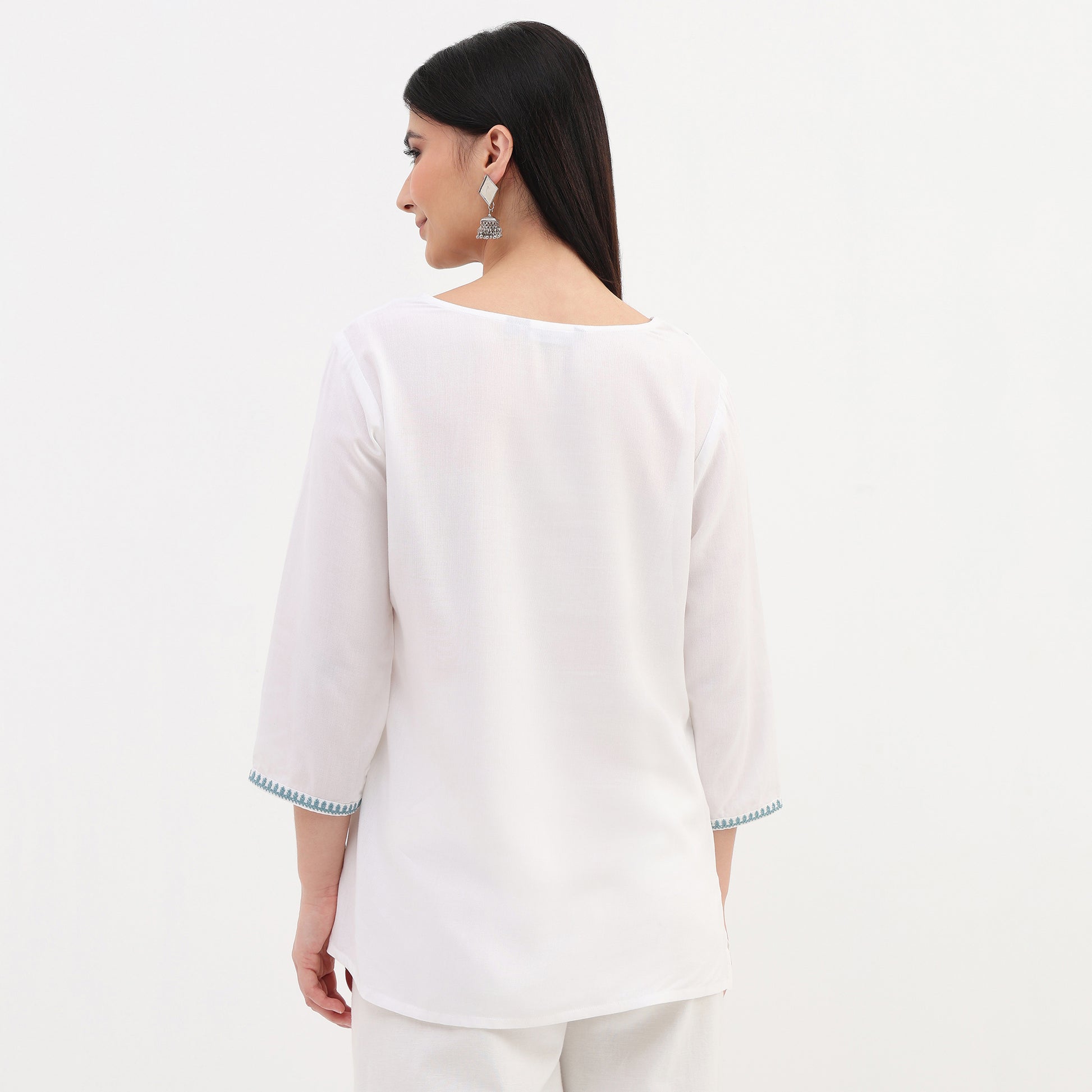 Embroidered Short Kurta