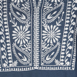 Embroidered Straight Short Kurta
