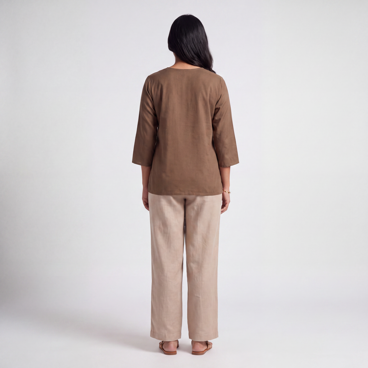 Straight Fit Solid Kurta