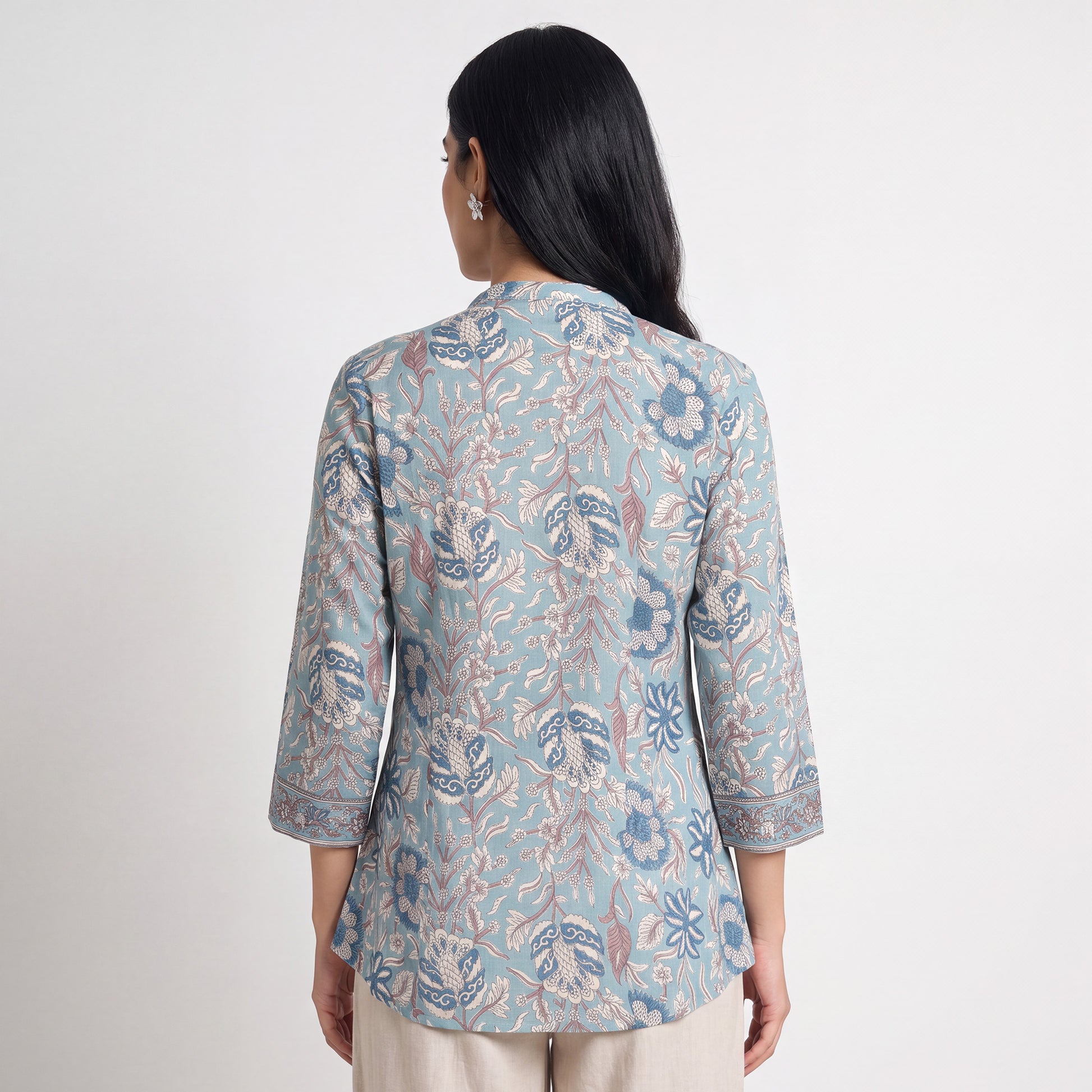 Cotton Printed Short Kurta