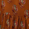 Printed V-Neck A-Line Tunic