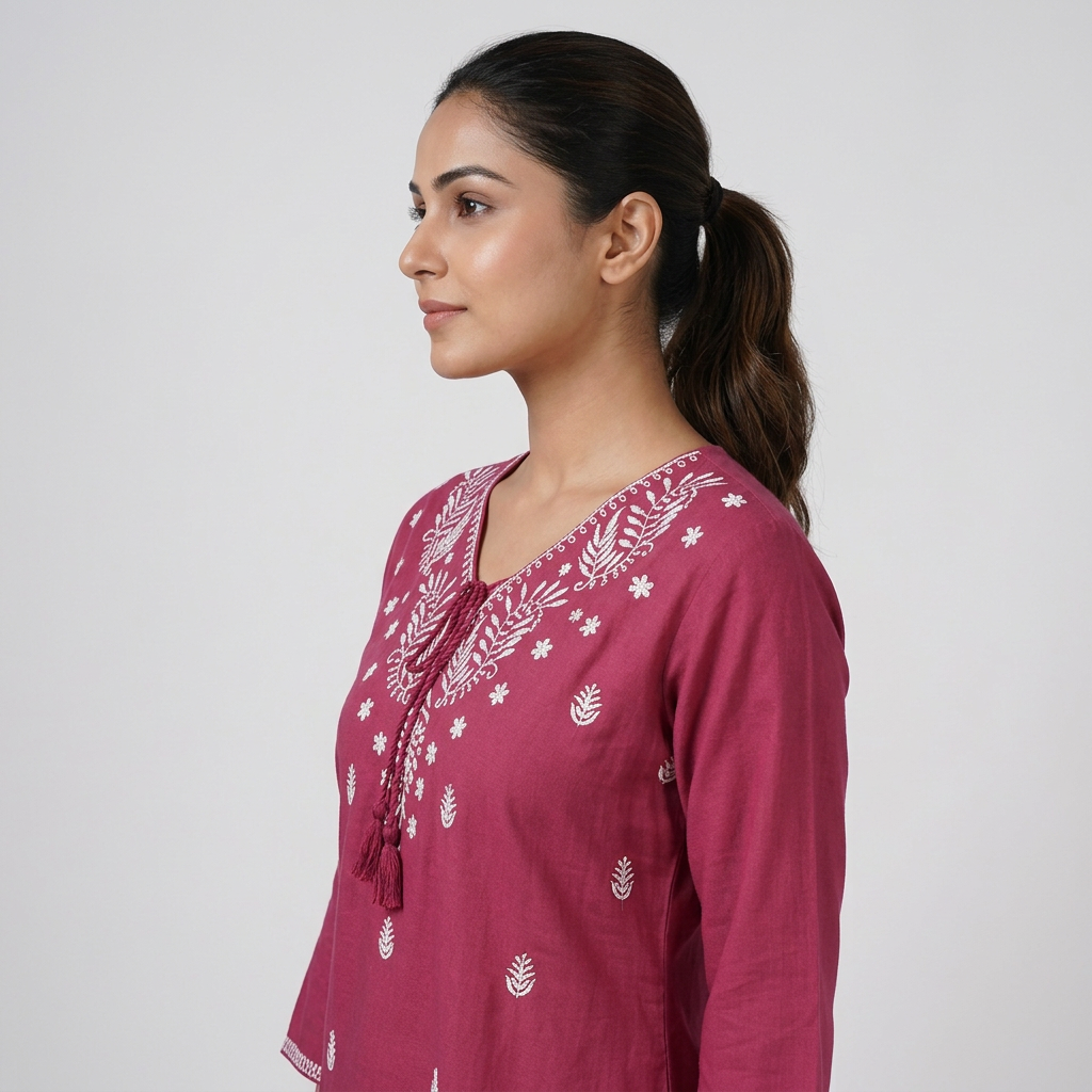Solid Short Kurti