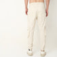 Regular Fit Solid Mid Rise Cargos