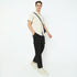 Ultra Light Weight Nylon Blend Relaxed Fit Cargo Pants With Utility Pockets