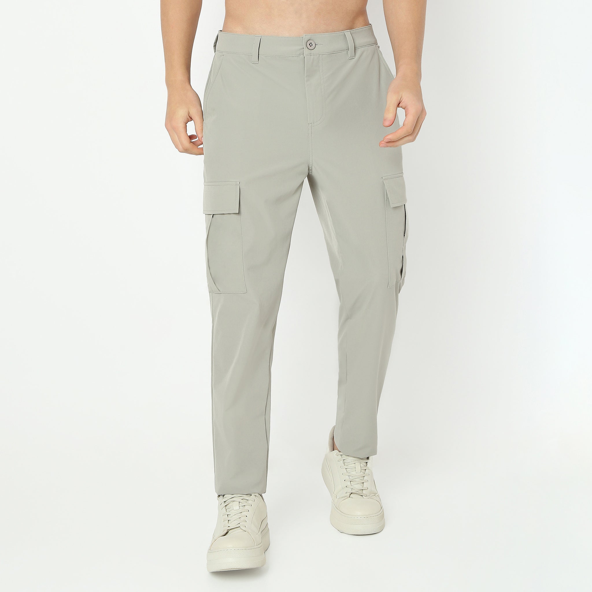yo BIOTOP】cotton nylon cargo pants yo BIOTOP】cotton nylon cargo