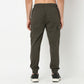 Solid Ankle Length Cotton Heavy Duty Pants Cargos