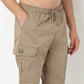 Solid Ankle Length Cotton Heavy Duty Pants Cargos