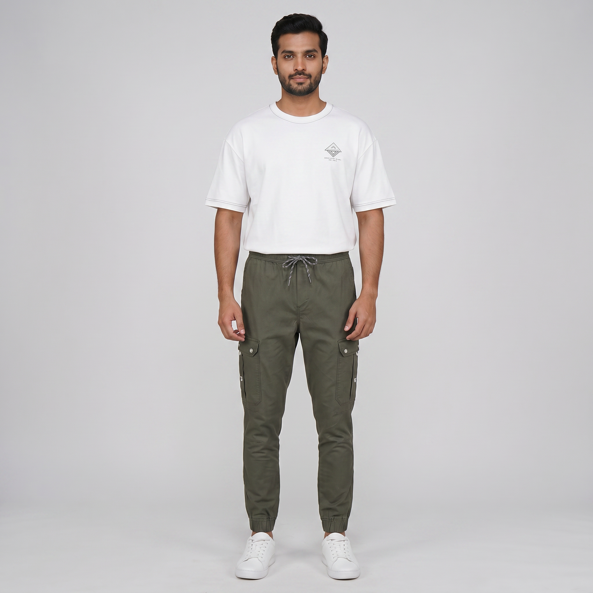 Solid Cotton Explorer Cargos
