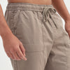 Cotton Solid Messenger Pants