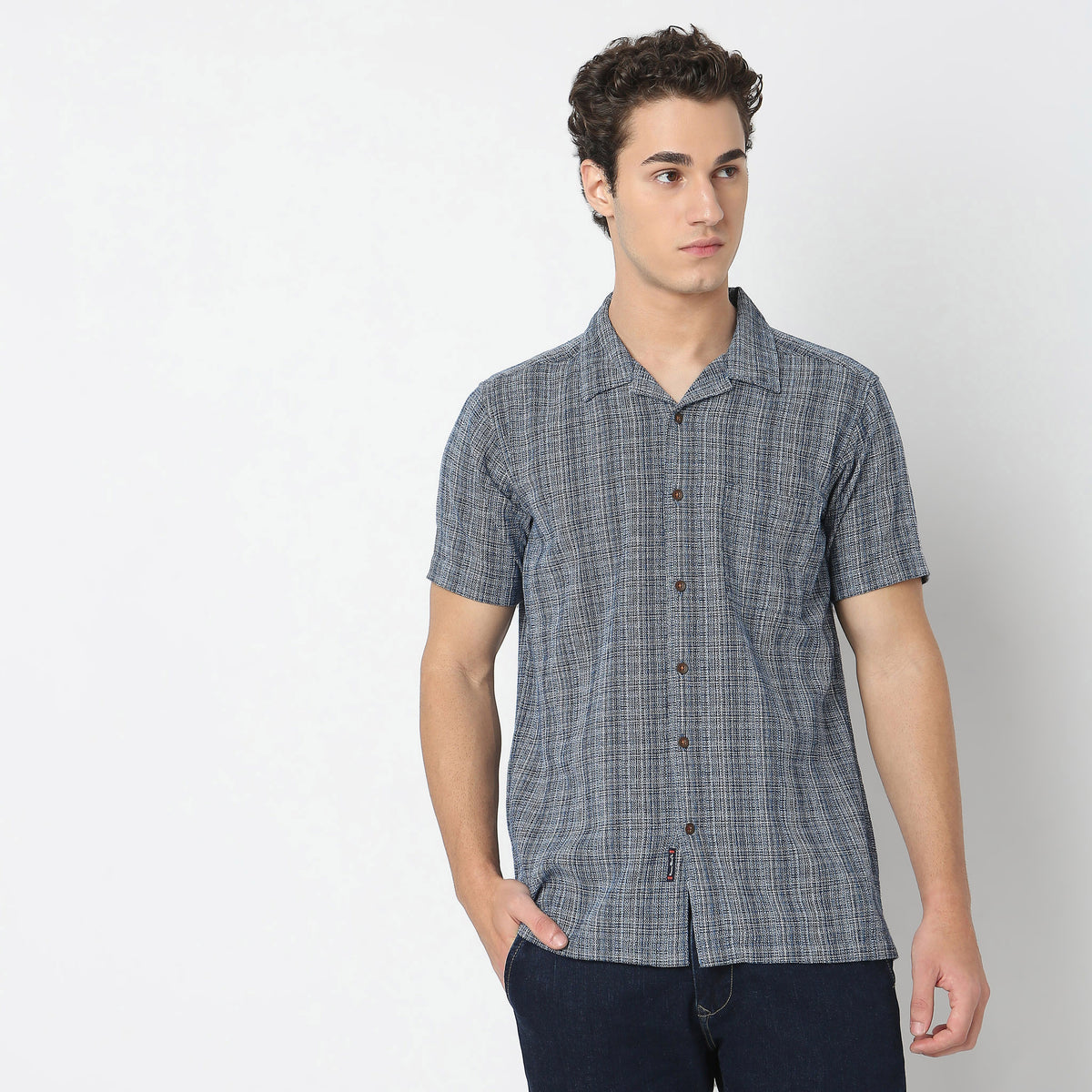 Regular Fit Structured Shirt