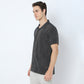 Structured Camp Collar Modern Explorer Mood Half Sleeve Shirt