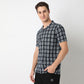 Structured Camp Collar Modern Explorer Half Sleeve Mood Shirt