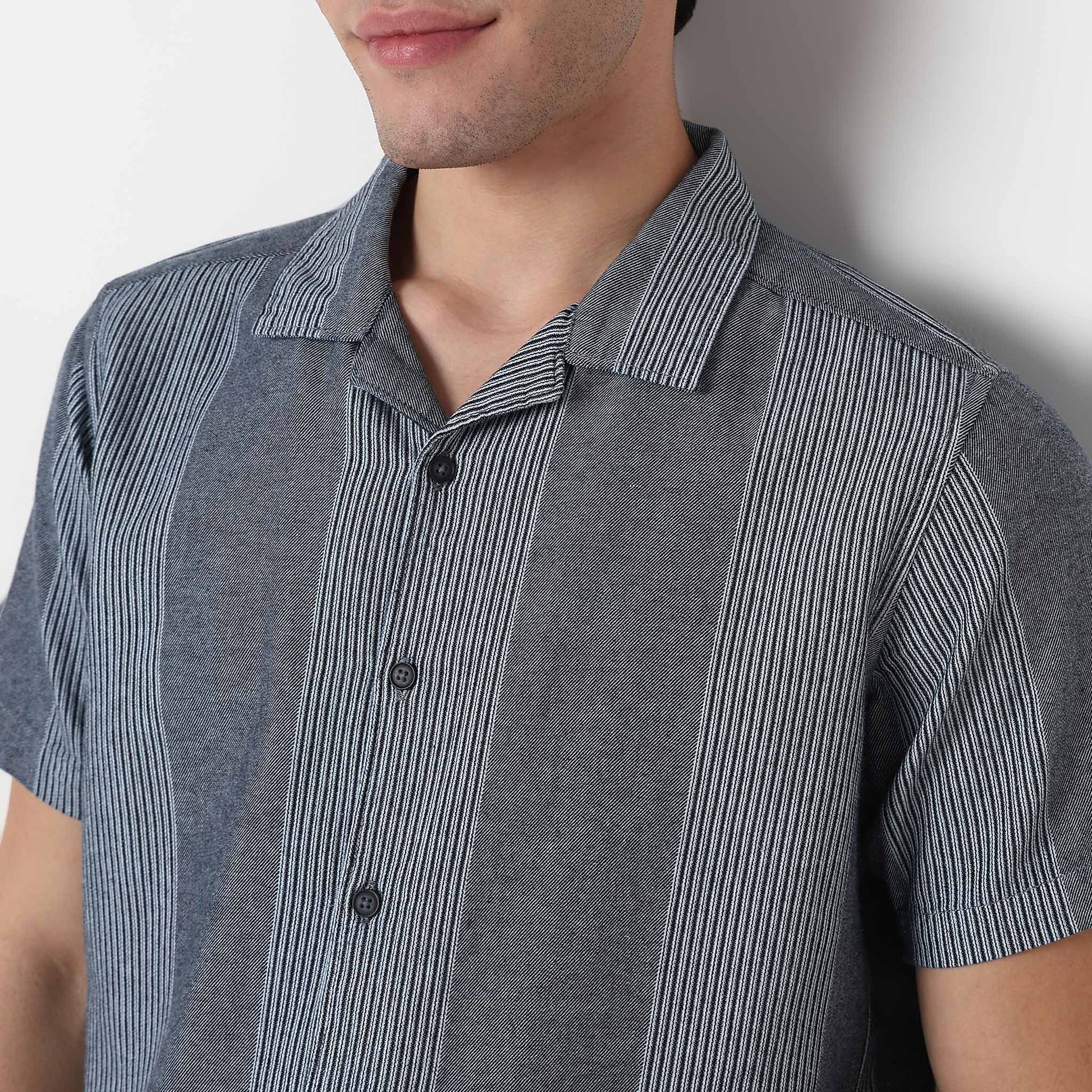 Camp Collar Printed Cruiser Shirt