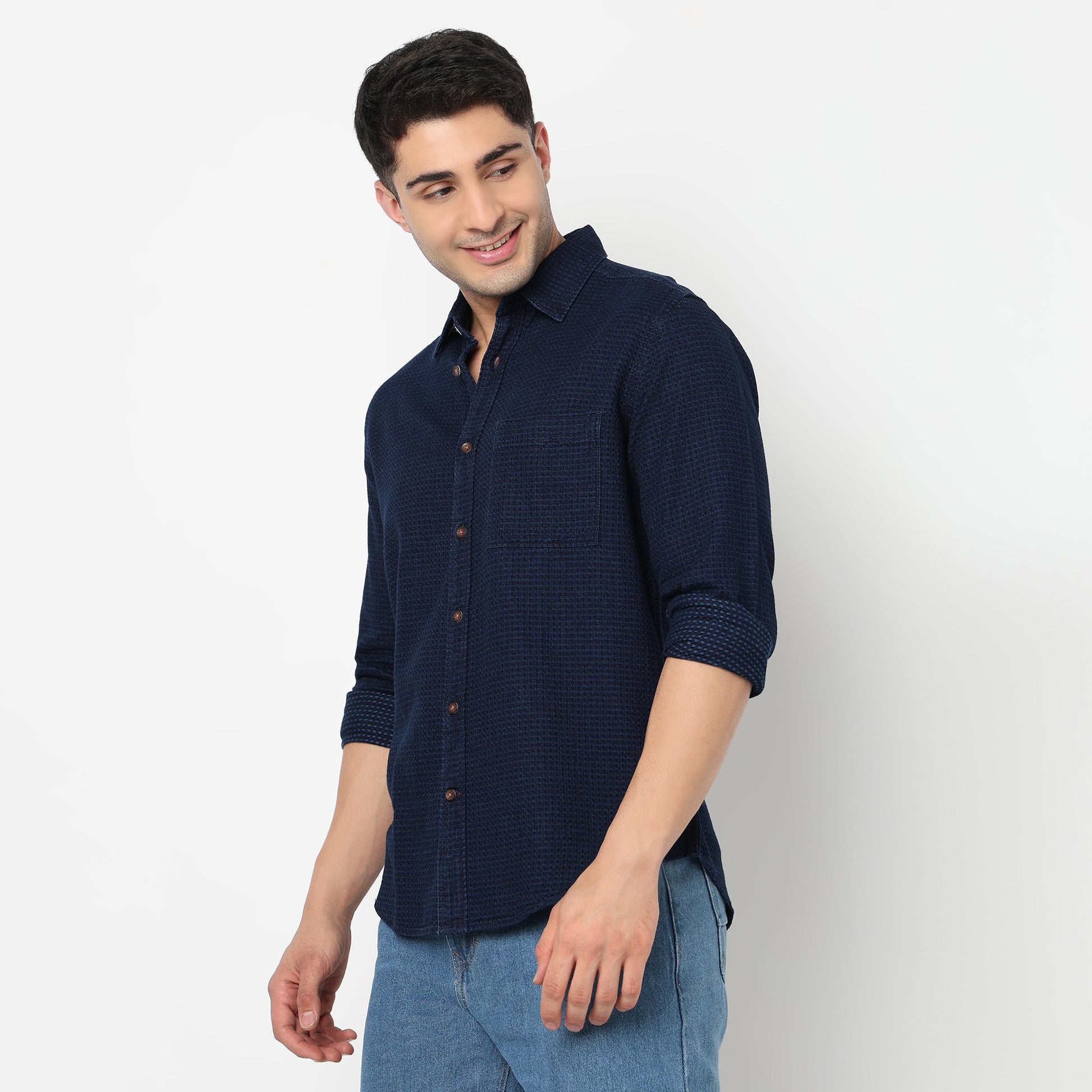 Cotton Structured Cruiser Shirt