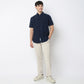 Band Collar Cotton Cruiser Shirt