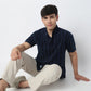 Band Collar Cotton Cruiser Shirt