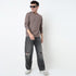 Buy Men Regular Fit Solid Raglan Sleeve Sweat Tee  - Style Union