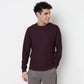Buy Men Regular Fit Solid Raglan Sleeve Sweat Tee  - Style Union