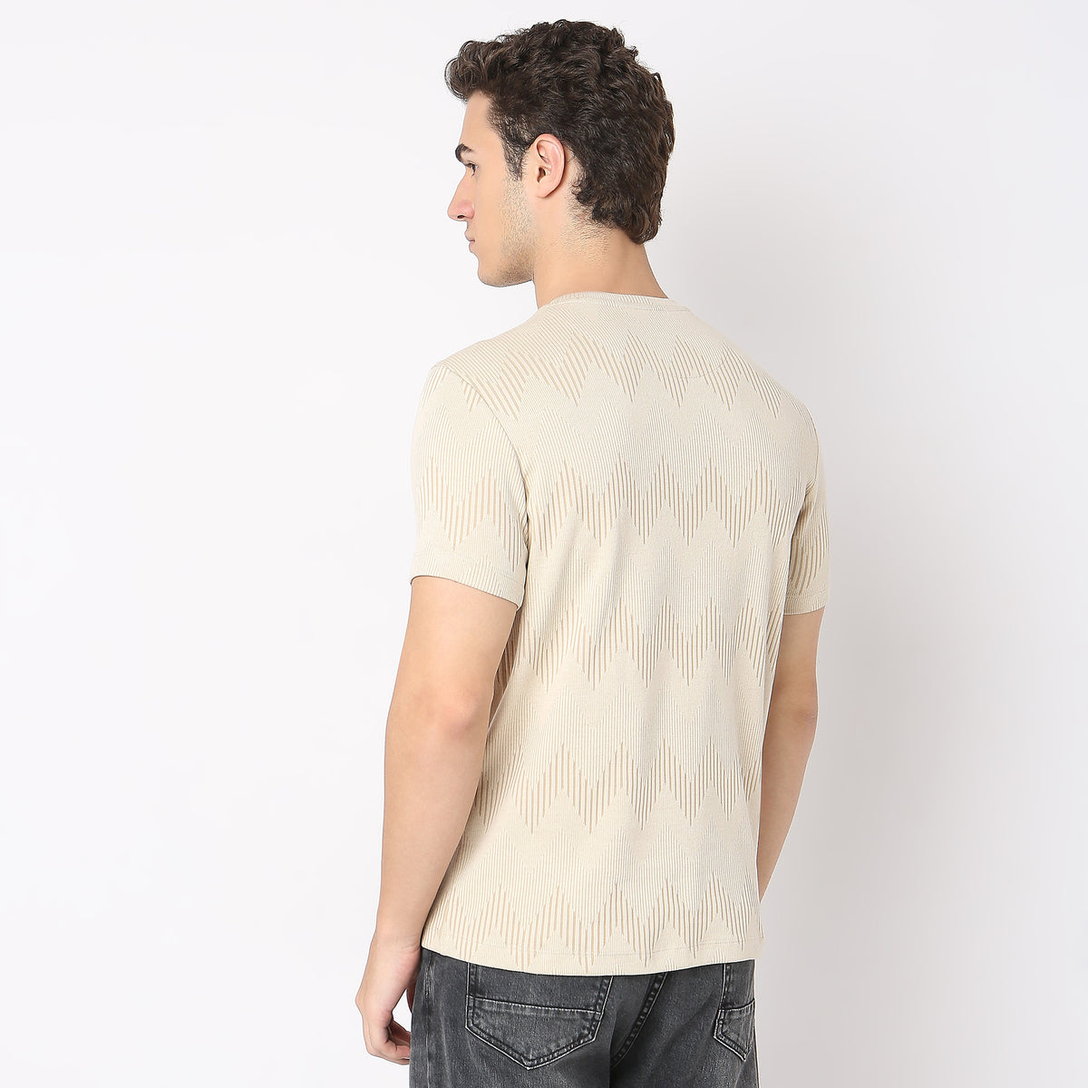 Regular Fit Structured T-Shirt