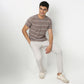 Regular Fit Striped Crew Neck T-Shirt