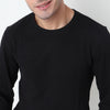 Buy Men Regular Fit Structured Full Sleeve T-Shirt  - Style Union