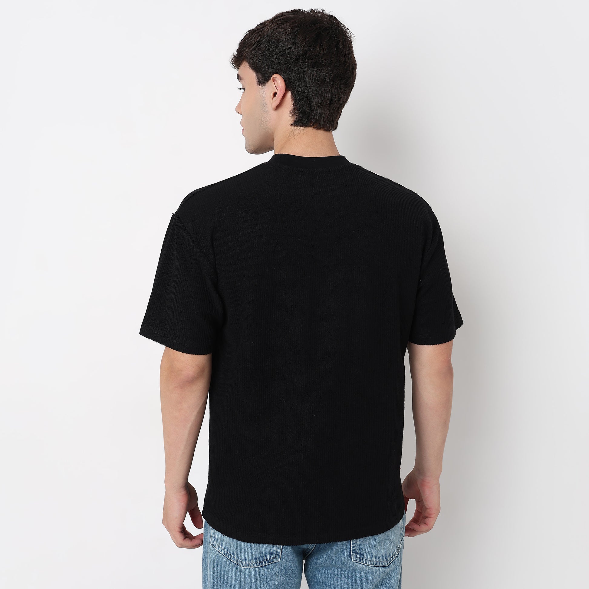 Order Now Men Solid Crew Neck Oversize Casual Wear Ranger Crew Tee by Style Union